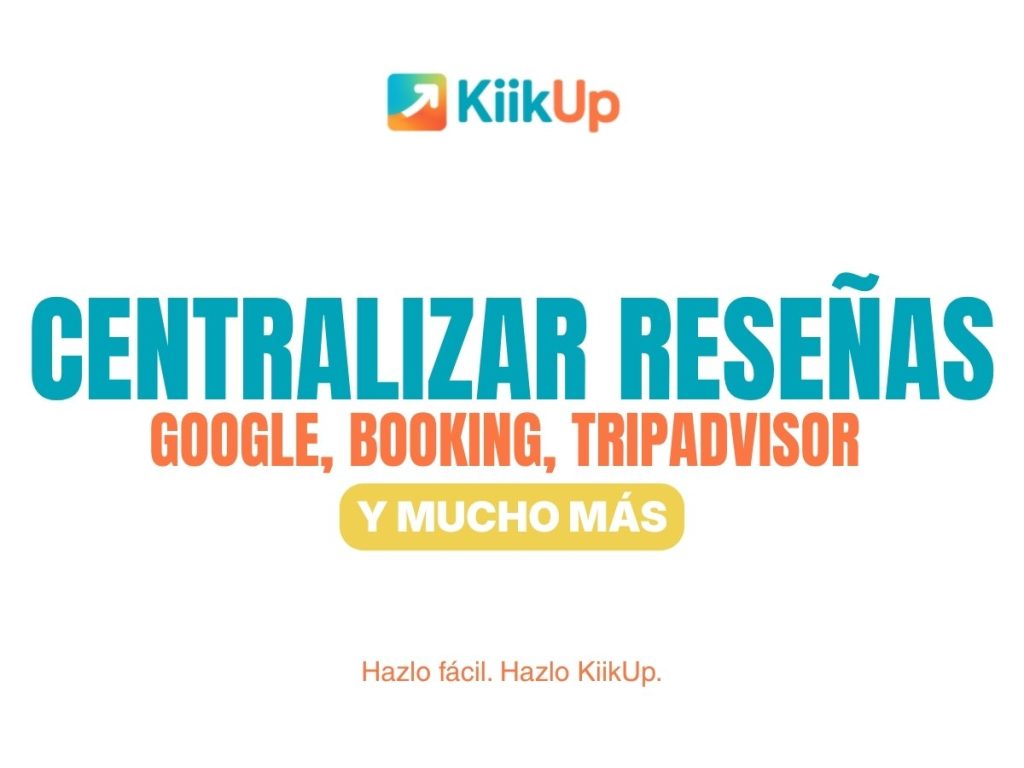 Centralizar reseñas: Google, Booking, TripAdvisor y mucho más