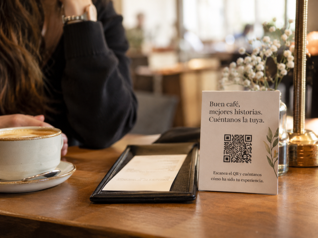 QR de reseñas de Google