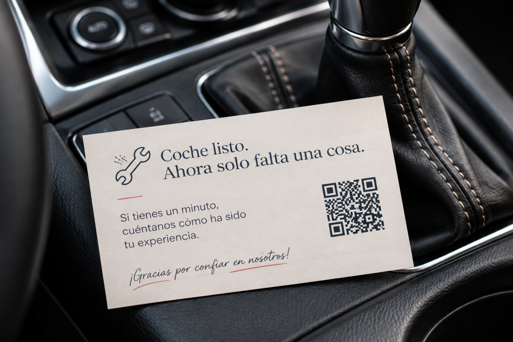 QR de reseñas de Google