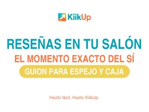Portada sobre cuándo y cómo pedir reseñas de Google en una peluquería o centro de estética, con un guion para el espejo y la caja